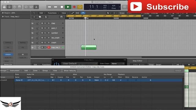 Logic Pro X EXS24 Sampler: Sample Shifting смотреть онлайн