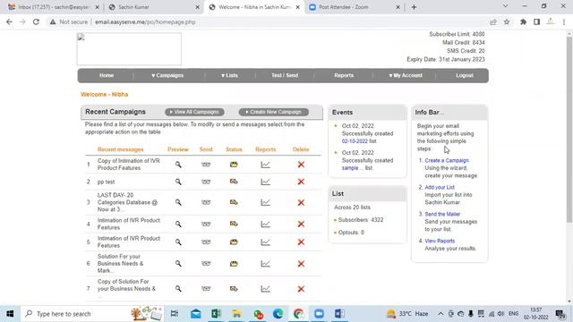 Live Demonstration Of BULK EMAIL MARKETING Online Panel | Learn Email Marketing With Free Of Cost смотреть онлайн