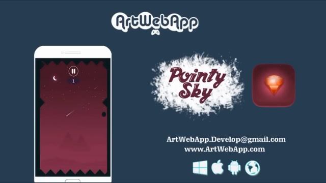 Pointy Sky game for Android, Ios, Windows Phone, Web | ArtWebApp.com смотреть онлайн
