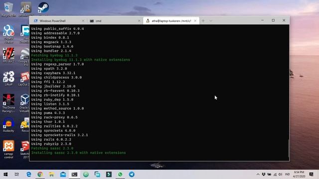 Windows Terminal and Install Rails in Linux on Windows Terminal смотреть онлайн