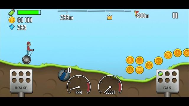 Hill Climb Racing - Gameplay Walkthrough Part 2 - ONEWHEELER (iOS, Android) смотреть онлайн
