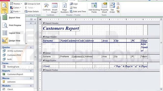 A report is already open. Change the view to print preview. смотреть онлайн