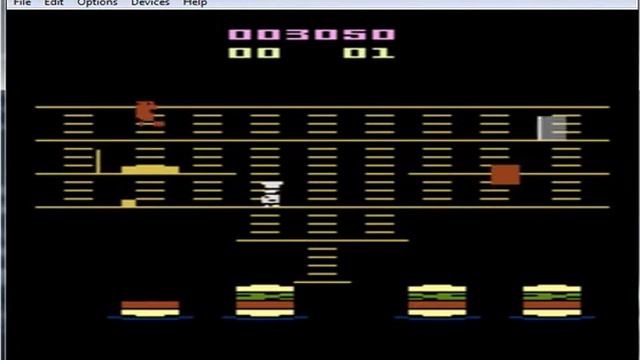 BurgerTime - Atari 2600 - emulador MESSUI 0.152 - probado en Windows 7 x64 смотреть онлайн