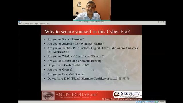 Cyber warefare and cyber laws by Dr Anup Girdhar смотреть онлайн