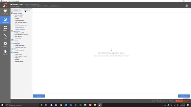 CCleaner Custom Clean смотреть онлайн