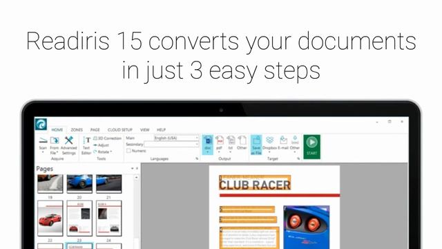 Readiris 15 ( Software de OCR) – Converta seus documentos facilmente em apenas 3 passos смотреть онлайн