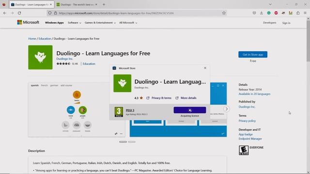 How to Learn a Language for Free & Have Fun: Duolingo App Tutorial [Audio Instructions + Music] смотреть онлайн