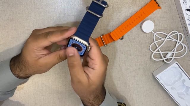T800 Ultra Smart watch Unboxing | SM E-Store | Saddan Malik смотреть онлайн