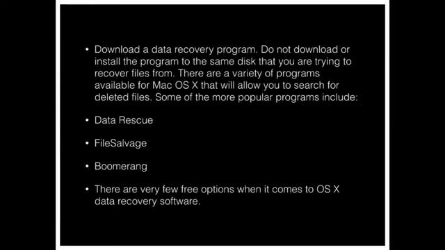 How to recover deleted files from your computer. Windows Mac and Linux users. смотреть онлайн