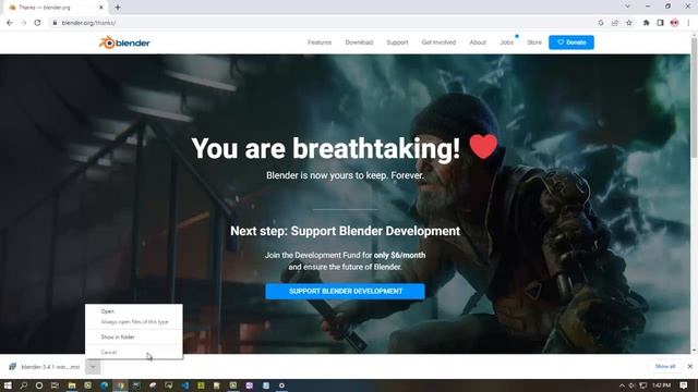 Blender downland and installation on windows 10 in HINDI смотреть онлайн