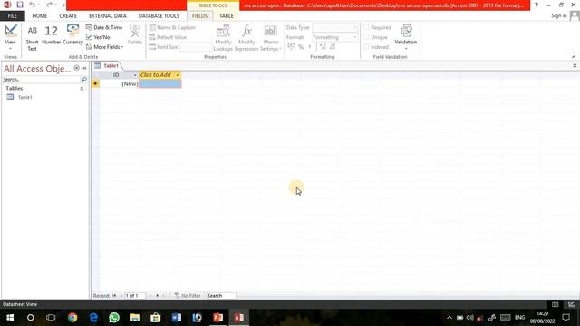 How to Open MS Access in Computer | how to open ms access using run command in windows 10 | Hindi смотреть онлайн