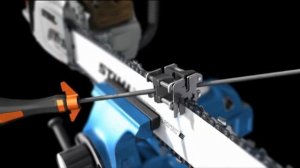 STIHL FG4 ꘡ How to sharpen a saw with our roller filing tool | STIHL Tutorial