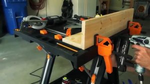 WORX Pegasus Multi Function Work Table and Sawhorse with Quick Clamps and Holding Pegs – WX051