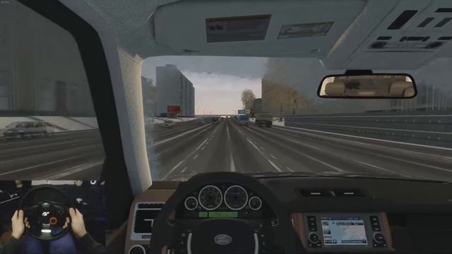 Range Rover Supercharged 2008||Сar driving||City Car Drivind||Logitech driving force gt gameplay смотреть онлайн
