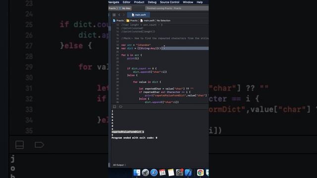 Repeated value from string #ios #swift #xcode смотреть онлайн