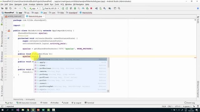 Android Studio - Shared Preferences смотреть онлайн