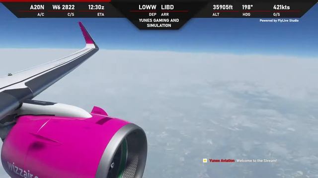 Microsoft Flight Simulator 2020 Vienna to Bari W6 2822 A320Neo смотреть онлайн