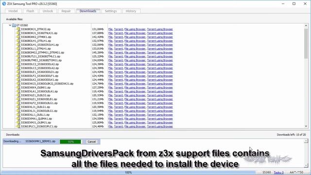 GT S5360 flash смотреть онлайн