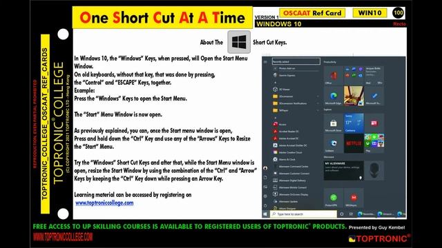 Improve Productivity with Windows 10 Short Cut Keys: the Windows Key смотреть онлайн