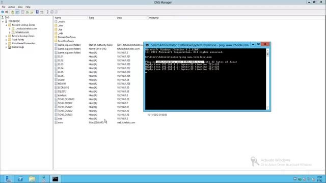 Windows Server 2012 - DNS - Configurando registro CNAME смотреть онлайн