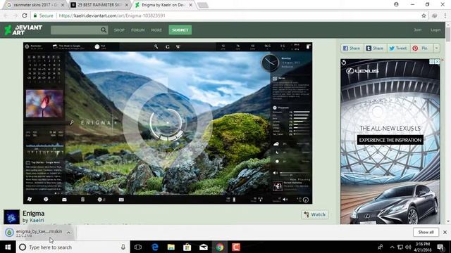 How to customize desktop just like iron man with rainmeter смотреть онлайн