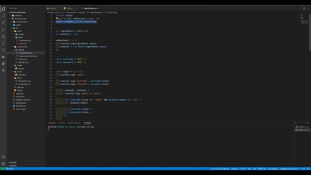 Управляем поведением (открыть\закрыть) Bootstrap 5 Modal во Vue 3 смотреть онлайн