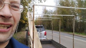 Перевозка 6м на прицепе к легковому автомобилю.