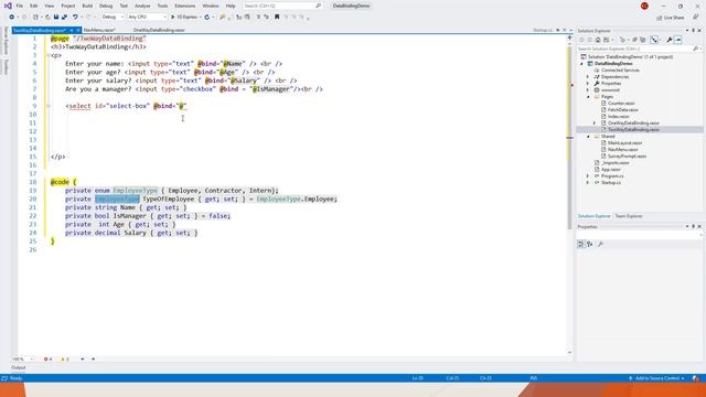 Beginner’s Learning Blazor Part 2 – Data Binding (Two Way Binding) смотреть онлайн