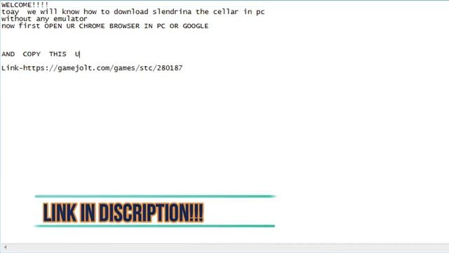 HOW TO DOWNLOAD SLENDRINA THE CELLAR IN PC 100% FREE NO EMULATOR смотреть онлайн