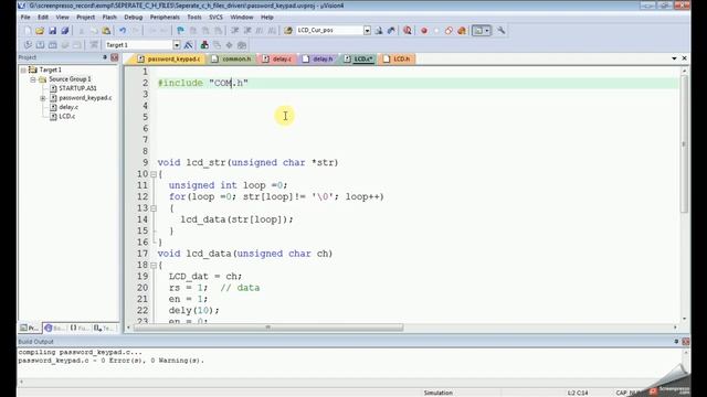 How to create different .C, .H files for different drivers development for a Project смотреть онлайн