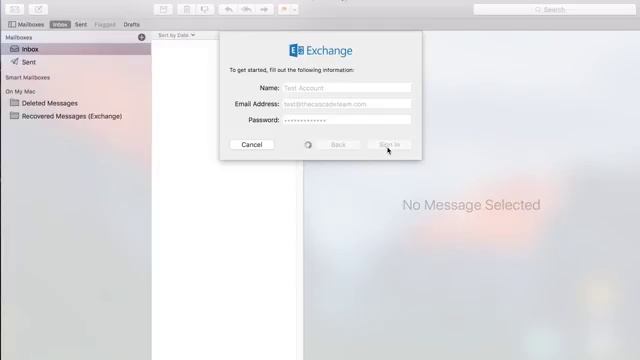 Set Up The Cascade Team Email In Apple Mail смотреть онлайн