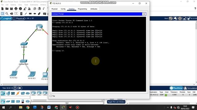 CCNA1 Packet Tracer 9.1.3 - Identifying MAC and IP Address смотреть онлайн