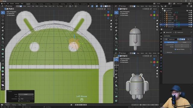 Modelling Blender for Beginner Android Mascot || Bahasa Indonesia смотреть онлайн