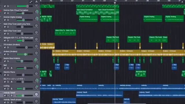 GarageBand files "Chameleon" Cover as Pinky 111BPM play смотреть онлайн