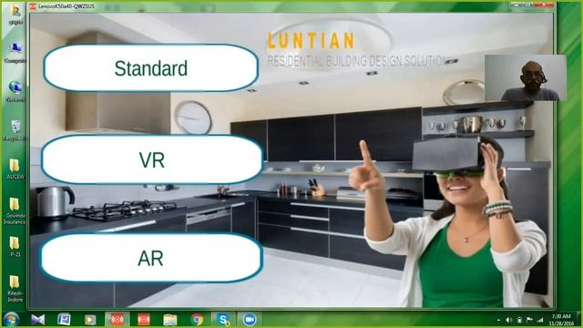 Aerial cross-sectional view of an apartment using Augmented Reality смотреть онлайн
