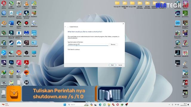 Cara Buat Shortcut Shutdown di Windows 11 (PC/Laptop) смотреть онлайн