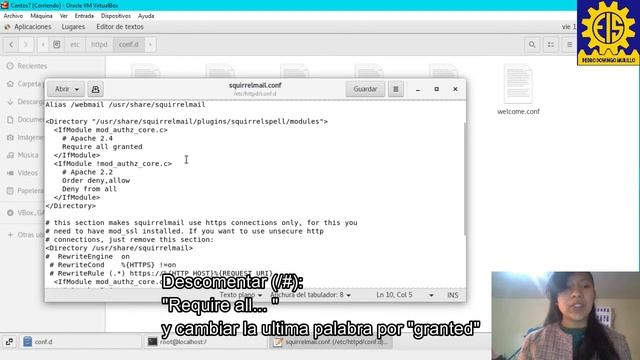 TEL-500A SERVIDOR DE CORREO EN CENTOS 7 смотреть онлайн