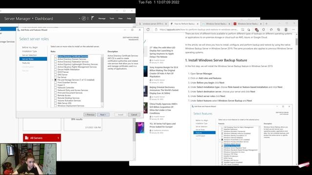 Windows Server 2019 - Mau Backup Saja Musti Nyari2 Keluar Rumah Dulu смотреть онлайн