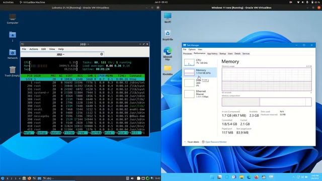 Lubuntu 21.10 vs Windows 10: RAM смотреть онлайн