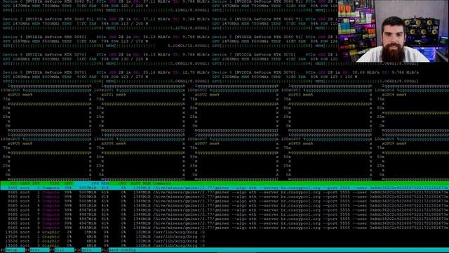 NVTOP no HiveOS: COMO ACHAR ABSOLUTE CORE CLOCK, O QUE É POWER LIMIT E UNDERVOLT - BERNA CRIPTO смотреть онлайн