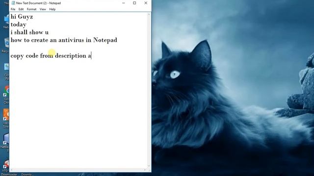 How to make Antivirus in Notepad смотреть онлайн