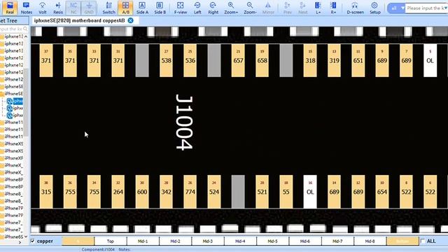 Iphone SE (2020) Motherboard Resistance Guide For Troubleshooting