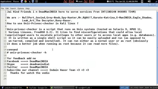 How to use Unix-Privesc-Checker in Kali Linux смотреть онлайн
