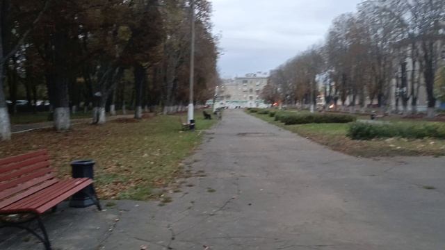 город Коломна - Парковая аллея - Аллея любви... Что скажете? Парковый проезд... смотреть онлайн