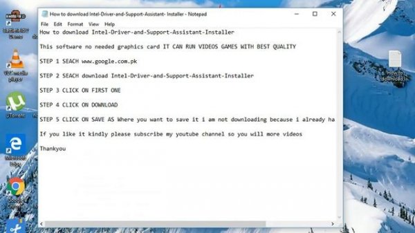 Intel Driver and Support Assistant  Installer