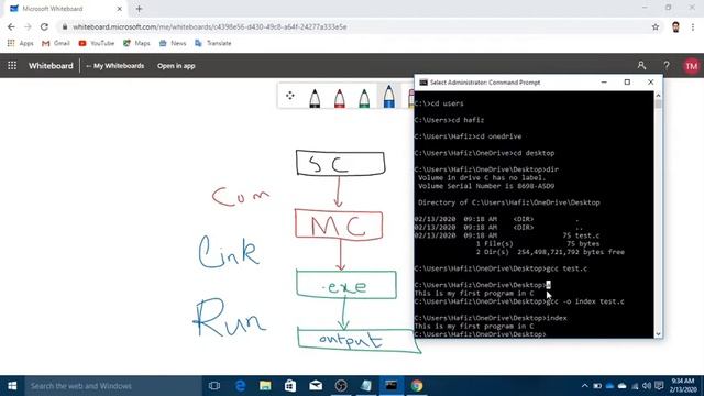 Run C Language in CMD and CodeBlocks||Add CodeBlock Compiler||Compilation Process of C in Urdu смотреть онлайн