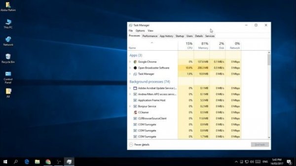 How to open Task Manager in Windows 10