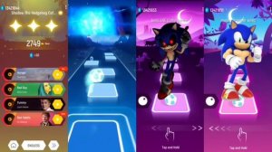 Sonic The Hedgehog 🆚 Spiderman Sonic 🆚 Sonic Boom 🆚 Spider Man Sonic | Sonic Tiles Hop EDM Rush