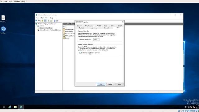 WDS Configure TFTP смотреть онлайн