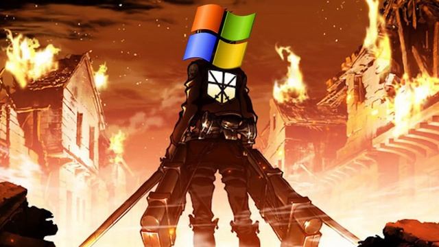 Shingeki no Kyojin OP1 | WINDOWS XP REMIX (「Guren no Yumiya」) смотреть онлайн